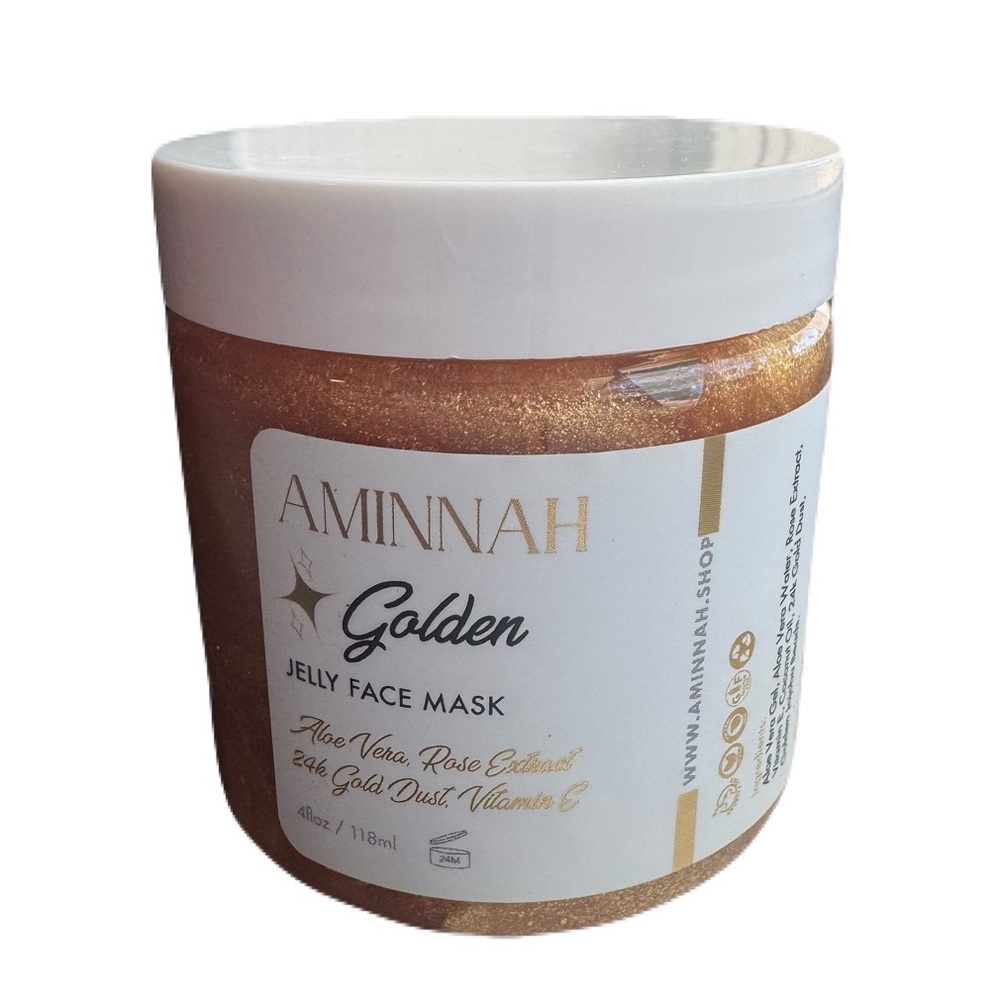 Aminnah Golden Jelly Face Mask